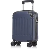 YONSLY Hartschalen-Trolley Hartschalen-Koffer Trolley 360° Rollen, robuster Reisekoffer, 4 Rollen, mit Zahlenschloss, für Business und Urlaub 46/55/66/76 cm