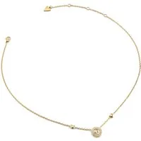 Guess Herzkette 16-18" Pearly G Coin Necklace