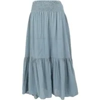 Guru-Shop Minirock Boho Stufenrock, Maxirock, weiter Sommerrock -.. alternative Bekleidung