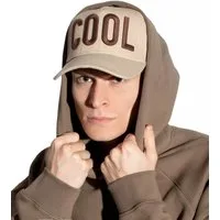 Dsquared2 Baseball Cap Basebalkappe Icon COOL Logo Kappe Mütze Hat Cap Distressed-Elemente, 6-Panel-Design, Verstellbarer Metallschnalle