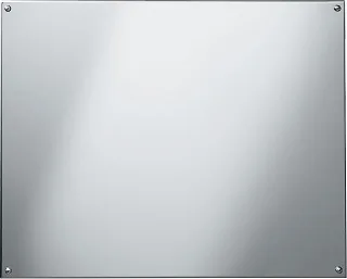 KWC Aquarotter Spiegel, RODAN, Edelstahl, 400x300x1 mm, sichtbare Befestigung, 2000056953 2000056953