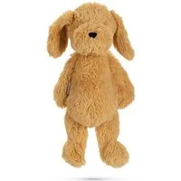 Beeztees Tierkuscheltier Hundespielzeug Plüsch Hund Vajen hellbraun