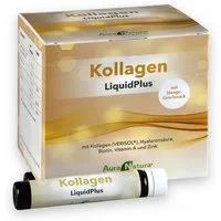 Aura Natura Kollagen Trinkampullen, mit Hyaluronsäure, Zink, Vitamin A und Biotin Trinkampullen, 1 er 30 St., Verisol Kollagen Peptiden Typ 1, 3