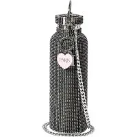 Paris Hilton Trinkflasche Paris Hilton, Luxus Trinkgefäß mit über 5000 Strasssteinen, Wasserflasche in Diamant-Optik, Luxusgetränkebehälter, aus Edelstahl