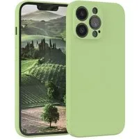 EAZY CASE Handyhülle für Apple iPhone 13 Pro Hülle Silikon 6,1 Zoll, Smart Slimcover Matt Silikon Schutzhülle mit Kameraschutz tpu Grün
