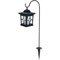 GLOBO LIGHTING LED Solarleuchte, LED-Leuchtmittel fest verbaut, Steckleuchte Solarlampe Erdspieß Solarlampen