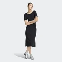 adidas Sportswear Shirtkleid W AK SL RIB DRE für Erwachsene geeignet, ohne Verschluss, aus Baumwolle