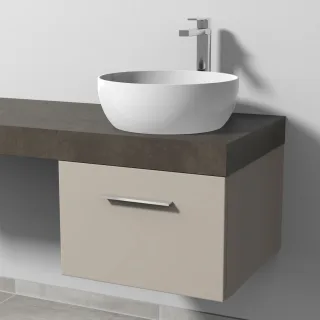 Sanipa Waschtischunterbau mit Auszug 2morrow (G3320) 340x500x520 Kaschmir-Matt, G33201U G33201U