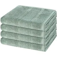 Cawö Handtuch Set Noblesse, Walkfrottee (Spar-Set, 4-St), 4 X Handtuch im Set - Baumwolle - Saugstark