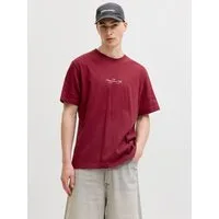 Jack & Jones T-Shirt JORCASSIS PHOTO BACK TEE SS CREW NECK mit Print