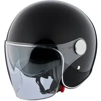 PEROZ Motorradhelm Viagi Jethelm, vorbereitet für Kommunikationssystem,herausnehmbares Innenfutter