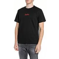 Replay T-Shirt aus reiner Baumwolle, mit Print