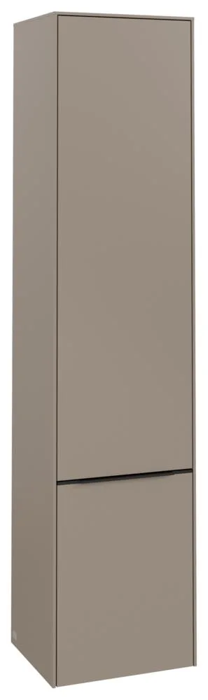 Villeroy & Boch Subway 3.0 Hochschrank, 2 Türen, 400 x 1710 x 346,5 mm, Taupe / Taupe C58601VM