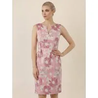 Apart Cocktailkleid mit floralem Jacquard