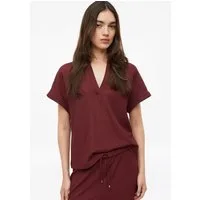s.Oliver Kurzarmshirt T-Shirt T-Shirt aus Crêpejersey