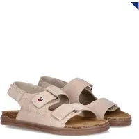 Tommy Hilfiger Sandale Barfußschuh, Sommerschuh mit drei regulierbaren Klettverschlüssen