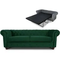Sofnet Schlafsofa Asti 3 Bis, mit Schlaffunktion, Chesterfield Sofa 3-er, Sofagarnitur, Bettsofa
