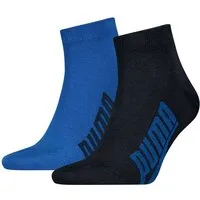 PUMA Kurzsocken PUMA UNISEX BWT LIFESTYLE QUARTER (2 Paar) mit großem Logoschriftzug