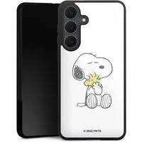 DeinDesign Handyhülle Peanuts Snoopy Liebe Snoopy And Woodstock Cuddling, Samsung Galaxy S25 FE Silikon Hülle Premium Case Handy Schutzhülle