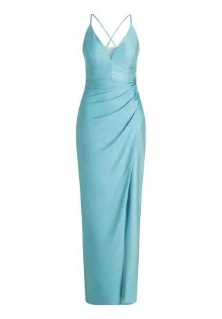 Suddenly Princess - Abendkleid Mint/Silver - Gr. - 34