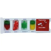 Fruchtgummi Bären & Co. Süßigkeit, Tablettenbox Erste Hilfe gefüllt mit Fruchtgummi Scherzartikel 25g