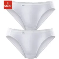 sloggi Tai-Slip Basic+ (2er Pack) perfekter Sitz, Baumwollmix, elastisch, weiche Nähte