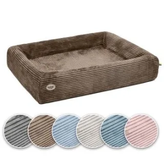 SABRO Hundebett KUDDE Cord braun 60 cm, 70 cm