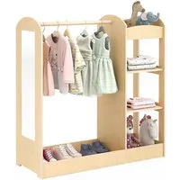 KOMFOTTEU Kleiderständer Kindergarderobe, 93,5 x 38 x 100 cm
