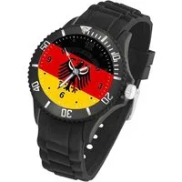 Taffstyle Quarzuhr Fußball WM Fan Armbanduhr Länderflaggen Silikonuhr Quarz Unisex, (Sportliche Fußballuhr mit Länderflaggen und flexiblem Silikonarmband), ideal auch als Geschenk