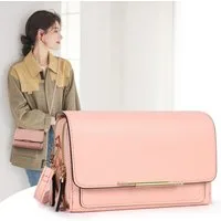 TAN.TOMI Umhängetasche Klein Damen Handy Umhängetasche, Handytasche zum Umhängen, Crossbody Schultertasche mit Kartenschlitz Verstellbar Schultergurt