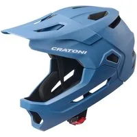 Cratoni Fahrradhelm Kinderhelm Madcat Fullfacehelm MTB Downhillhelm, Gr. S/M (49-56 cm)