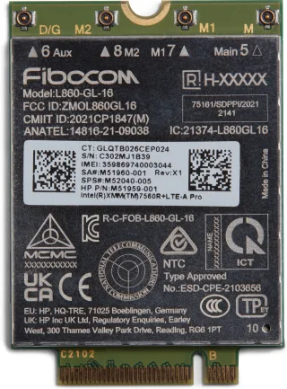 HP XMM 7560 R+ | 5r8x8aa#abb | Drahtloses Mobilfunkmodem