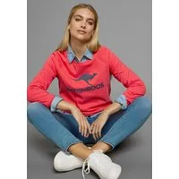 KangaROOS Sweatshirt mit Rundhalsausschnitt, Langarm, aus Baumwolle, bequeme Passform