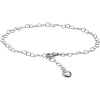 Firetti Fußkette Schmuck Geschenk Silber 925 Herzen