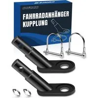 LuxusKollektion Anhängerkupplung Fahrradanhänger Kupplung Hundeanhänger Anhängerkupplung Adapter