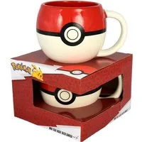 United Labels® Tasse Pokemon 3D Tasse Pokeball Kaffeetasse Becher Kaffeebecher 430 ml, Keramik