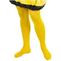 Maskworld Strumpfhose Biene Maja Strumpfhose - Tier Kostümzubehör (1 St) Gelbe Strumpfhose für Bienenbeine - passt Maja und Willi gleichermaß