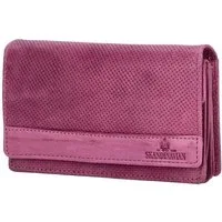 The Skandinavian Brand Geldbörse The Skandinavian Brand Damen Leder Geldbörse Quer - Purple
