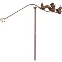 Moritz Gartenstecker Gartenstecker Vogel auf Ast mit Glaskugel 116 cm