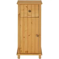 Home affaire Unterschrank Vili Breite 34 cm, Badezimmerschrank aus Massivholz, Kiefernholz