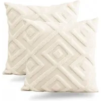 LIVINA HOME Kissenbezug Premium Kissenbezüge, Dekokissen Couchkissen Sofakissen, Kissenhülle, (2 Stück), Kuschelkissen Zierkissen, Kissen Bezug Set, Valentinstag Geschenk
