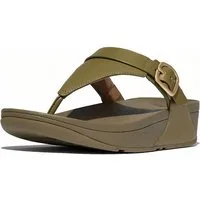 Fitflop Lulu Adjustable Toe Post - Leather Sandale