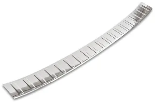 Edelstahl Ladekantenschutz Chrom Stoßstange Schutz Abdeckung mit Abkantung für MINI Countrymann F60 ab 2016-
