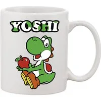 Blondie & Brownie Tasse Yoshi Mario Super Retro Konsole Gamer Gaming Spiele, Keramik