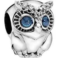 Pandora Charm-Einhänger 798397NBCB*, Eule, Tiere, Zirkonia