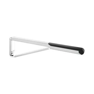 KEUCO AXESS Stützklappgriff, Aluminium, für Waschtisch und WC, 85 cm, 35003170837 35003170837