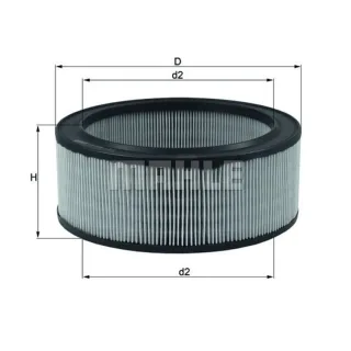 Mahle Luftfilter Ford Transit 1,6 2,0