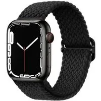 SmartUP Smartwatch-Armband für Apple Watch 11-1 / SE Ultra Nylon Solo Loop Ersatzband Geflochten, kompatibel mit allen Apple Watch Modellen, stufenlos einstellbar