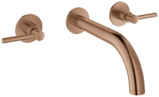 GROHE 3-Loch Waschtischarmatur Atrio 20662 FMS Hebelgriff warm sunset gebürstet, 20662DL0 20662DL0