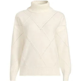 Rollkragenpullover Silk Touch für Damen in Petite-Größe, Damen, size: petite, Pink, Polyester/Nylon/Viskose, by Lands' End